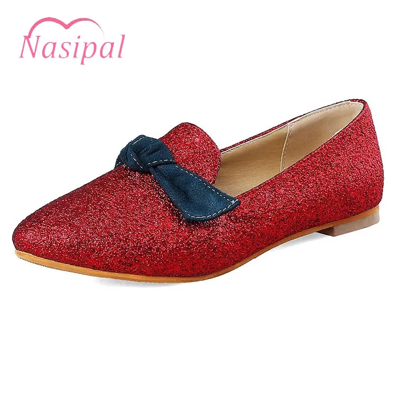 women's glitter shoes flat