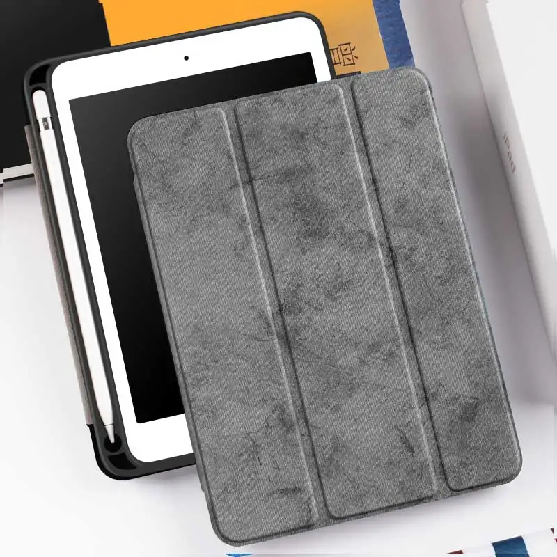 Чехол Batianda для iPad 5 6 с подставкой-карандашом умный чехол из ТПУ мягкая задняя