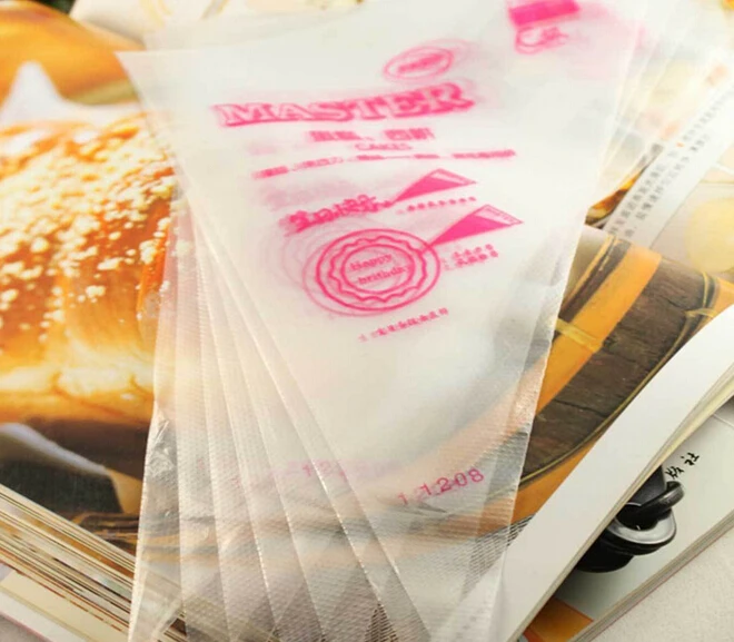 Hot Kitchen Accessories Disposable Cream Pastry Bag Cake Icing Piping Decorating Cooking Tool S size 100PCS ss633