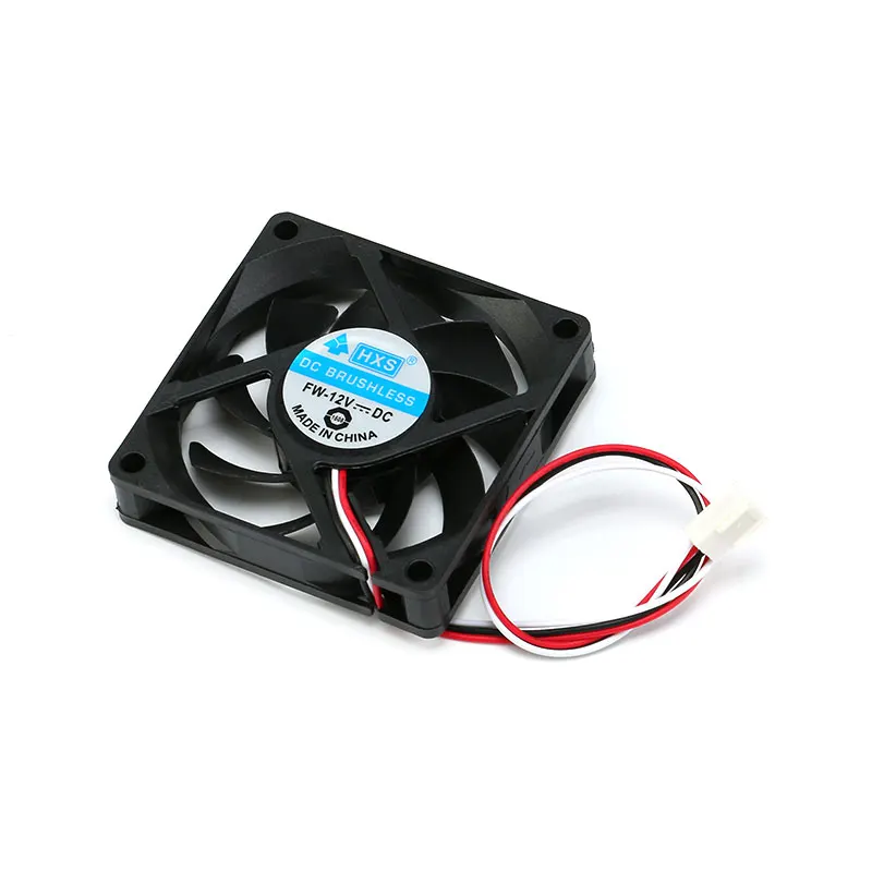 Cooler fan 12V 3-Pin cpu cooler 70mmx70mmx15mm PC Computer CPU System Heatsink Brushless Cooling Fan 7015 (2)