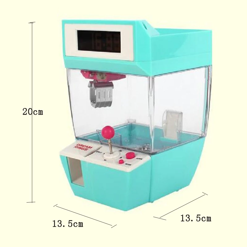 Мини Candy Grabber Catcher кран ленивый человек будильник машина Jamma аркадная Sanwa практичные настольные игры подарки для детей