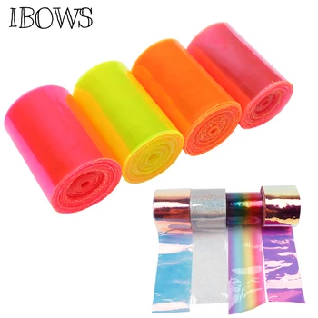 

IBOWS 2yards 75mm Jelly Ribbon Transparent Leather Ribbon for Decorative DIY Hair Bow Belt Accessories Wholesale Tape Materials