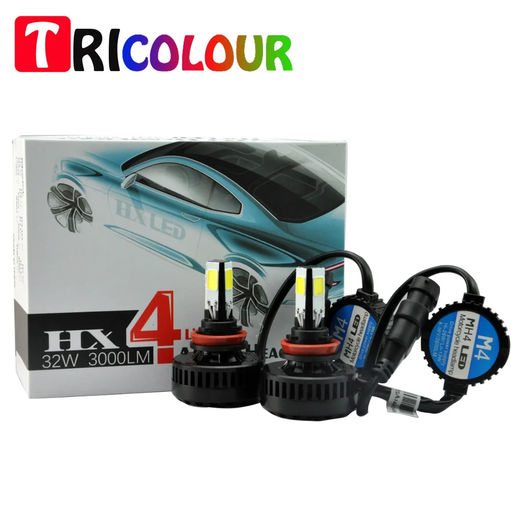 1set 9005 32W 3000LM COB LED Headlight Bulb Hight Low Beam for GMC