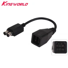 Высокое качество 2-с двумя разъемами Питание адаптер передачи Разъемы Адаптера переменного тока конвертер кабель для xbox 360 для xbox 360 тонкий