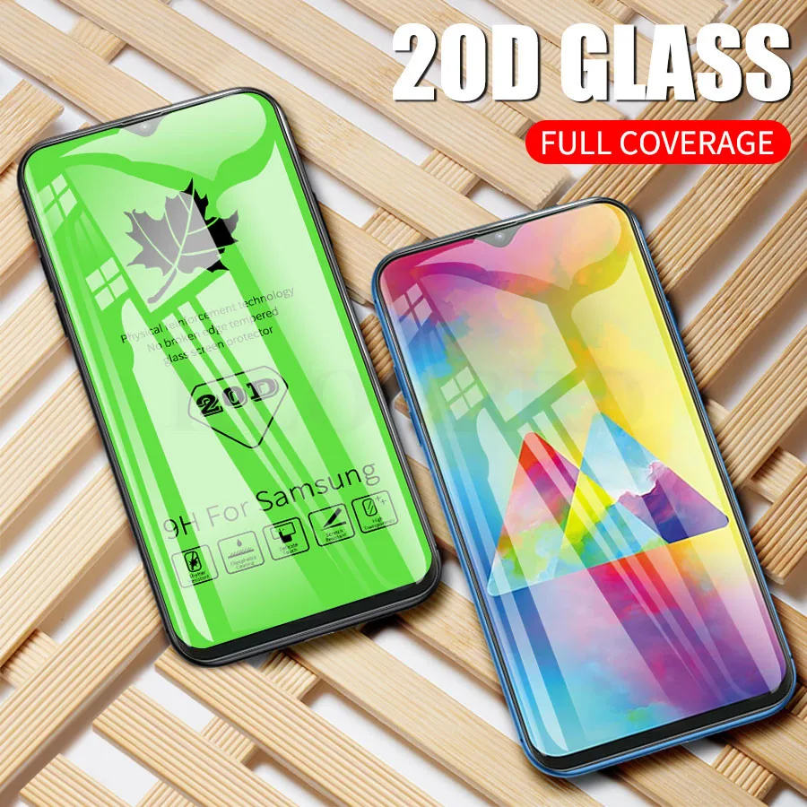 

20D Full Glue Cover Tempered Glass For Samsung Galaxy A40 A50 A70 A8 Plus Screen Protector Protective Film A7 J6 J4 Plus 2018 J2