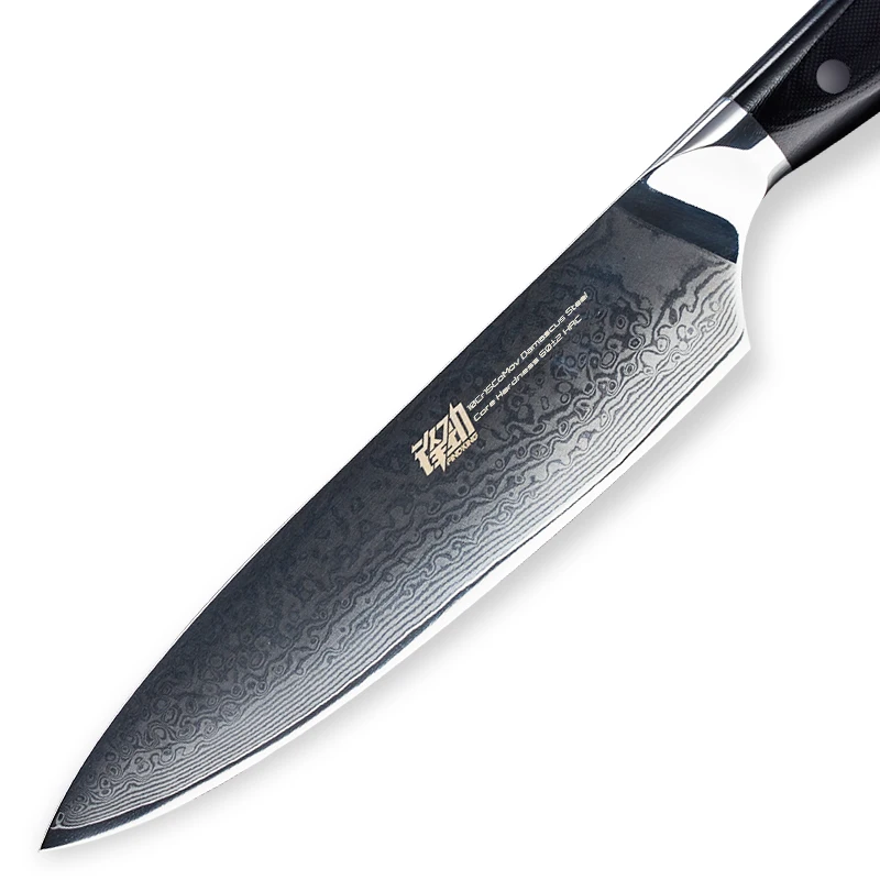 FINDKING Новинка 2017 G10 нож с ручкой дамасский 8 дюймов профессиональный шеф повара 67