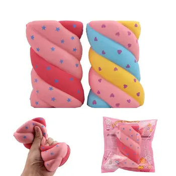 

New Rainbow Marshmallow Slow Rising Stress Reliever Gift Jumbo Squishy Toys