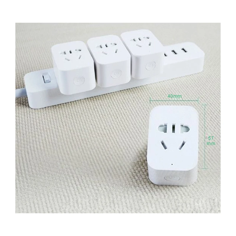 Original Xiaomi Mi Smart WiFi Socket Plug ZigBee Version Remote Control Work With Xiaomi Smart Home - 32816900251