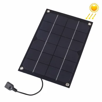 

Outdoor Sports 6W 5V Silicon Solar Panel Charger with USB Female Charging Port for Mobile Phones & Digital Camera & MP3 & MP4