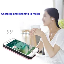 Для iphone 8/8 плюс Задний зажим батареи беспроводной зарядки мобильного телефона чехол зарядка для мобильных устройств сокровище