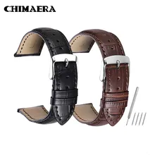 CHIMAERA Ремешки для наручных часов Ремешки из натуральной коровьей кожи ремешок для часов 14 16 18 19 20 21 22 24 мм ремешок для часов