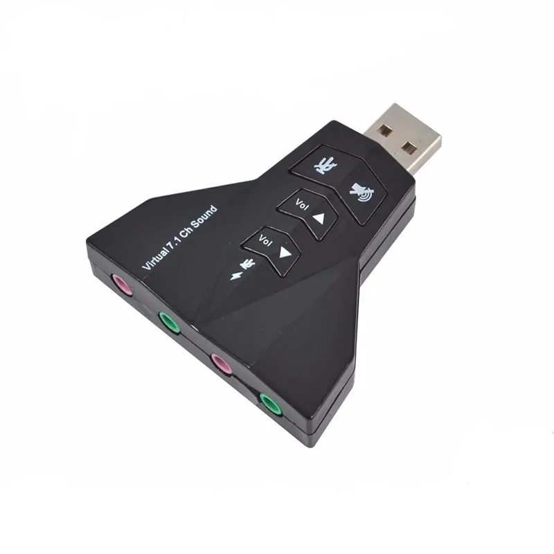 2019 Hot Sale External 7.1 Channel USB 3D Sound Card Audio for Laptop PC for Macbook Dual Virtual 7.1 USB 2.0 Adapter 2019 Hot Sale External 7.1 Channel USB 3D Sound Card Audio for Laptop PC for Macbook Dual Virtual 7.1 USB 2.0 Adapter