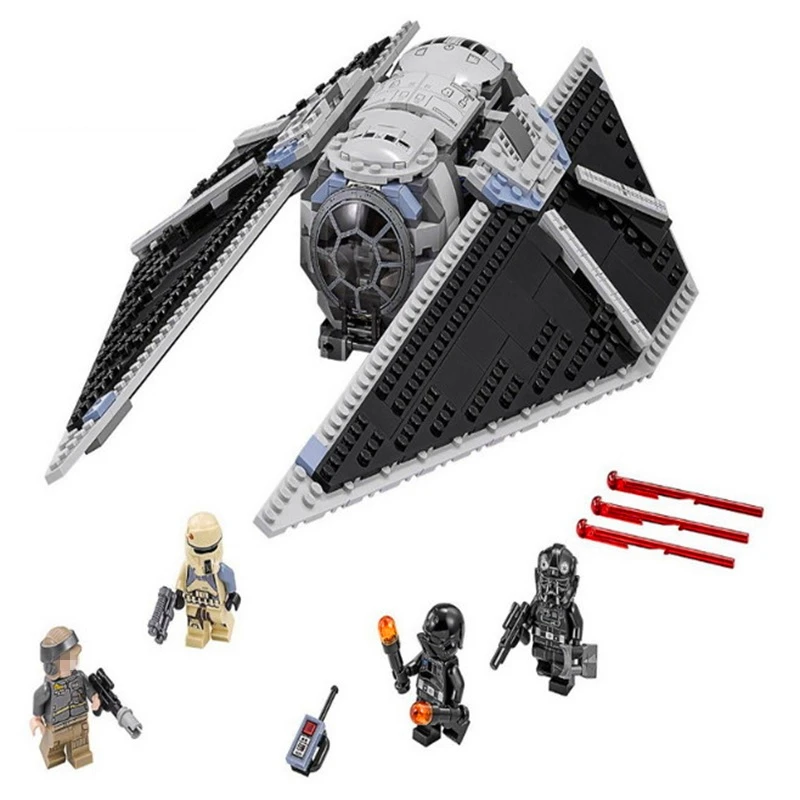 

LEPIN 05048 Star Wars The TIE Striker Building Blocks Brick Compatible LegoIN Technic 75154 Playmobil Toys For Children
