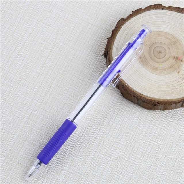 No.208 カスタムボールペン 5ピース/ロットプラスチックボールペン赤青