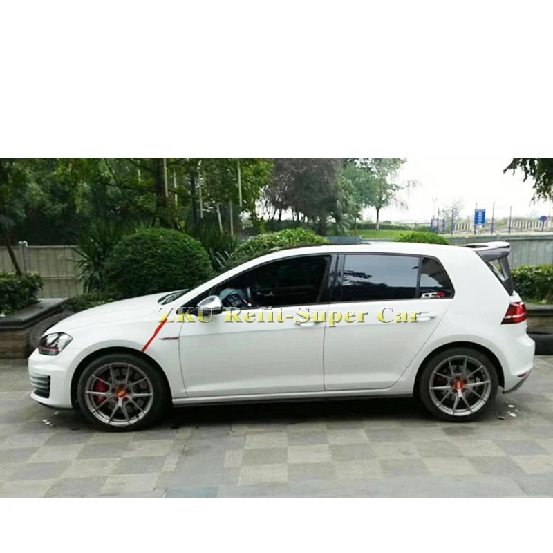 Углеродное волокно задний багажник крыша спойлер окно крыло для Volkswagen Golf7