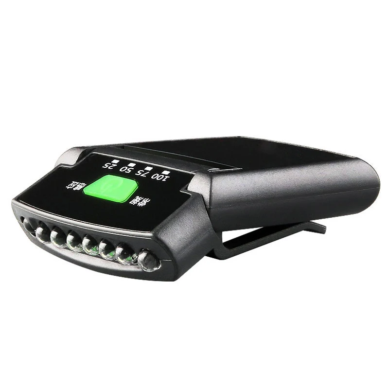 6 * светодиодный налобный фонарь ИК движения Сенсор фары USB Перезаряжаемые 170 градусов Регулируемый головной убор свет клип