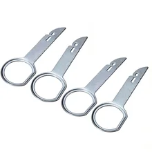 CD ReleaseTool Chaves de Remoção de Rádio Estéreo do carro Unidade de Cabeça Estéreo Ferramentas de Extração de Pinos Repair Tool Ferramentas de Áudio Para VW Audi 4 pcs