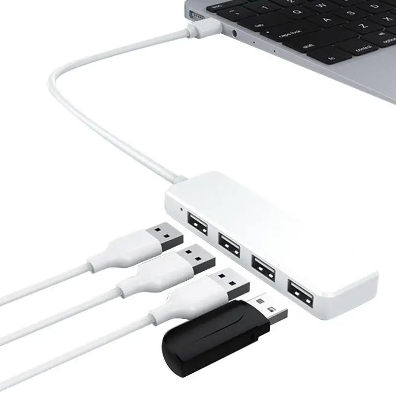 S18-USB2.0 ультра-тонкий мульти-USB 4 порта сплиттер концентратор адаптер док-станция расширитель