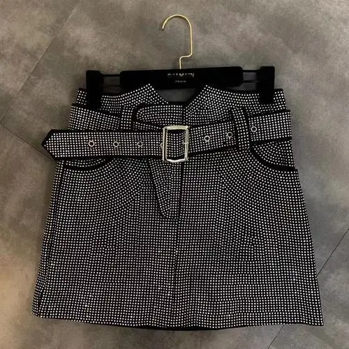 

Women's Hot Drill Skirts Spring Summer 2019 New High Waist Skirt Lady Girls Night Club Sexy Fashion Irregular Mini Skirts Mujer