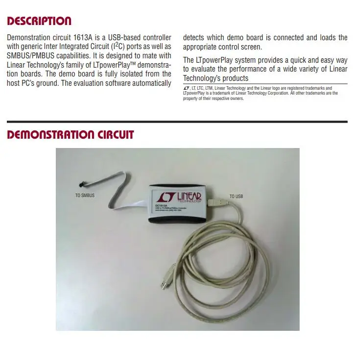 DC1613A INFO