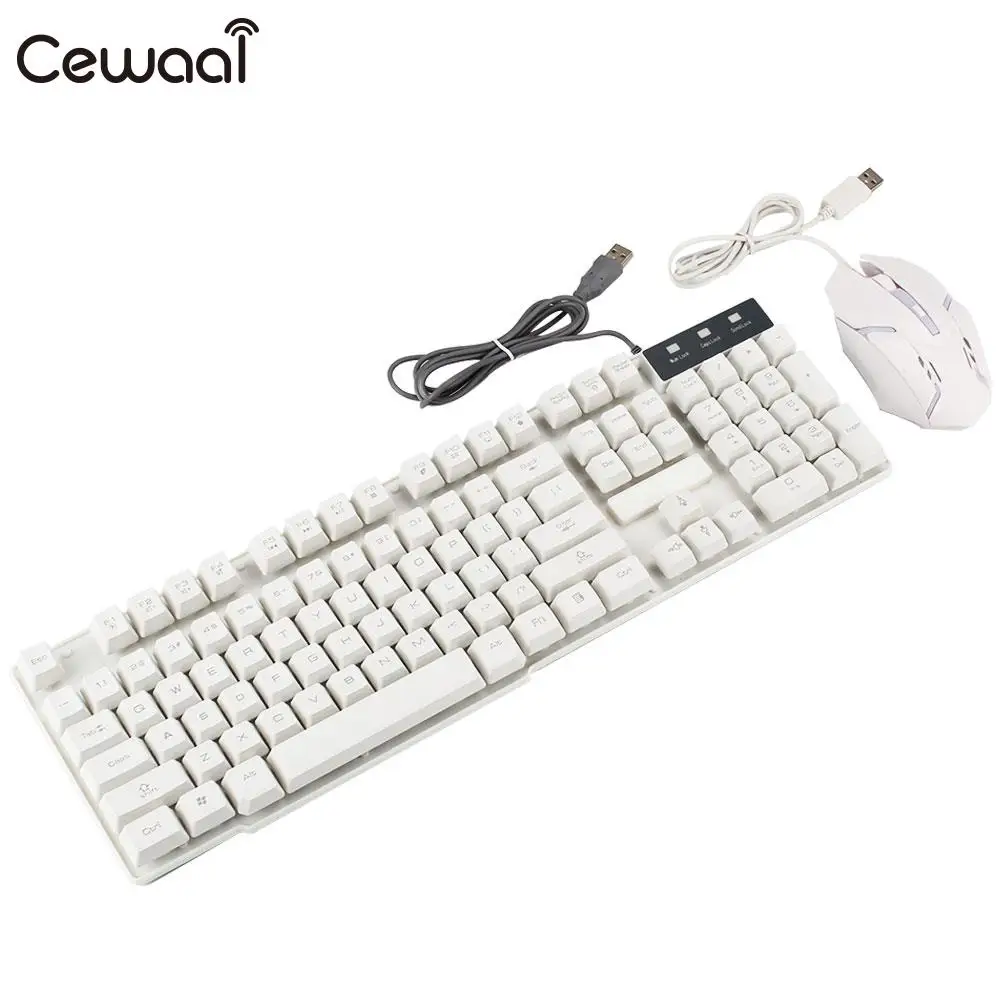 

Mechanical Computer Keyboard Luminous Laptop Usb Keyboard Computer Kit Gaming Keyboard