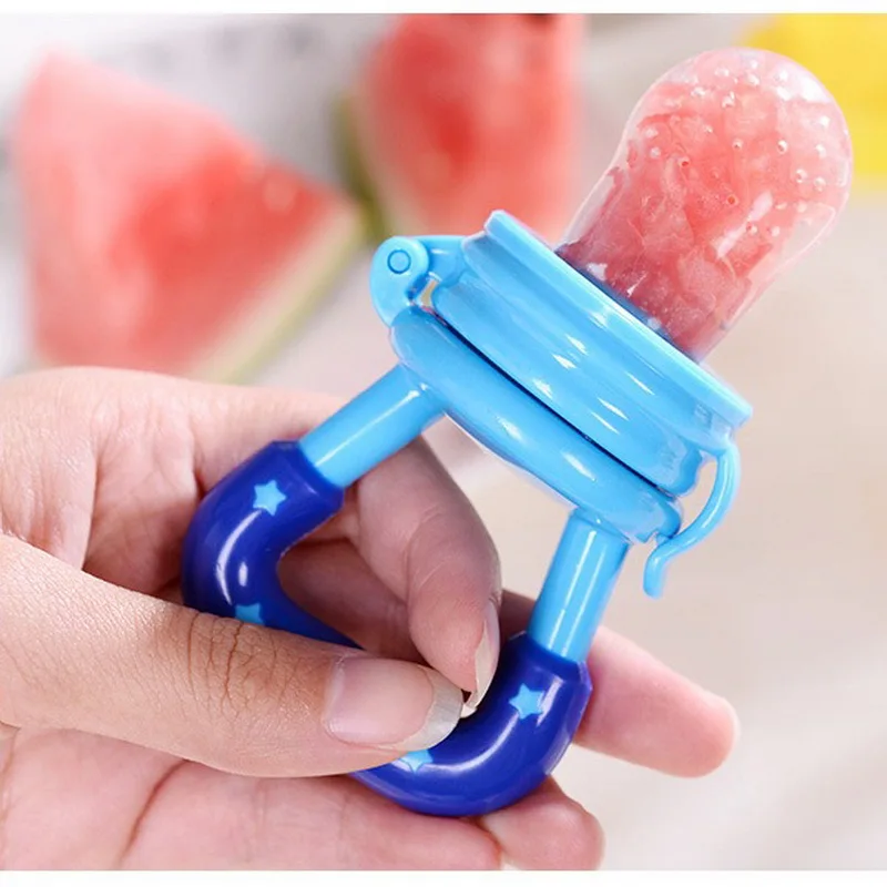 1PC Baby Teether Nipple Fruit Food Mordedor Silicona Safety Feeder Bite Food Teether BPA Free Bebe Silicone Teethers