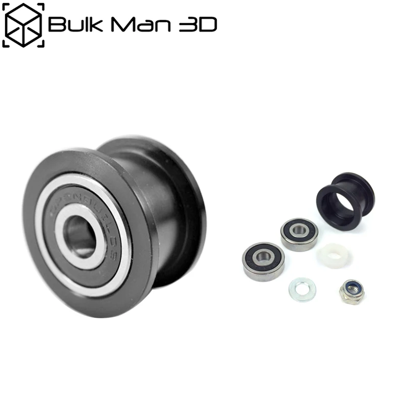 Delrin набор гладких направляющих для V-Slot rail OX CNC V Slot Solid wheel -100 шт./1 лот | Инструменты