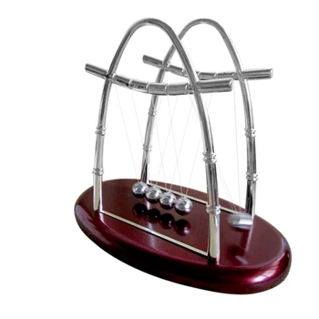 

Newton Cradle Balance Balls Science Psychology Puzzle Perpetual Motion Crafts Office Home Desk Table Decor Pendulum Toy