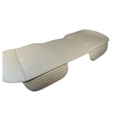 PU Leatherette long rear seat font b Car b font Seat Cushion Cover font b Car