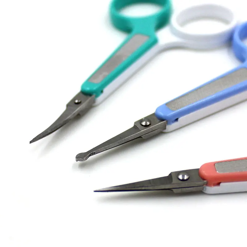

Professional Eyebrow Scissors Straight/Curved/Round Head for Manicure Nose Hair Tip Trimmer Beauty Makeup Tool