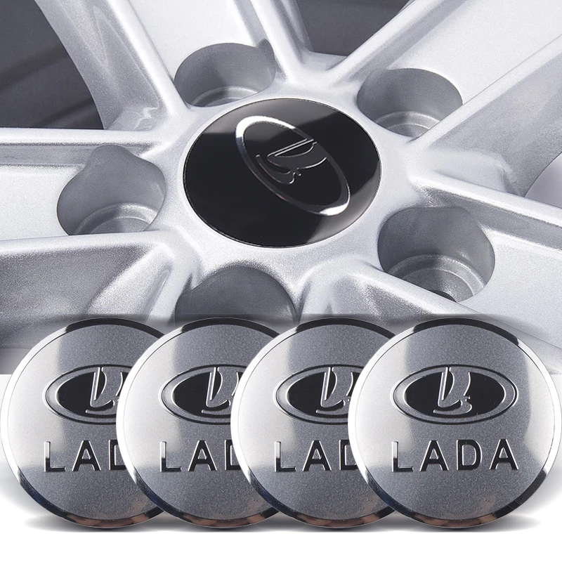 

Car Styling 4Pcs Wheel Center Hub Cap Stickers 56mm emblems for Lada Niva Kalina Priora Granta Largus Vaz Samara Auto decoration