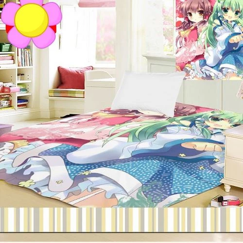 新しい東方projectアニメベッド毛布や布団カバーgzf3 Aliexpress Home Garden