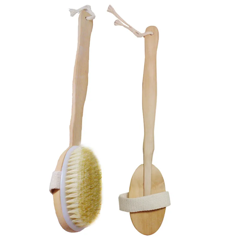 Nueva natural Cerda mango largo de madera Cuerpo Cepillos piel masajeador Cepillos Limpieza Bañeras Cepillos cepillo de limpieza Nueva natural Cerda mango largo de madera Cuerpo Cepillos piel masajeador Cepillos Limpieza Bañeras Cepillos cepillo de limpieza