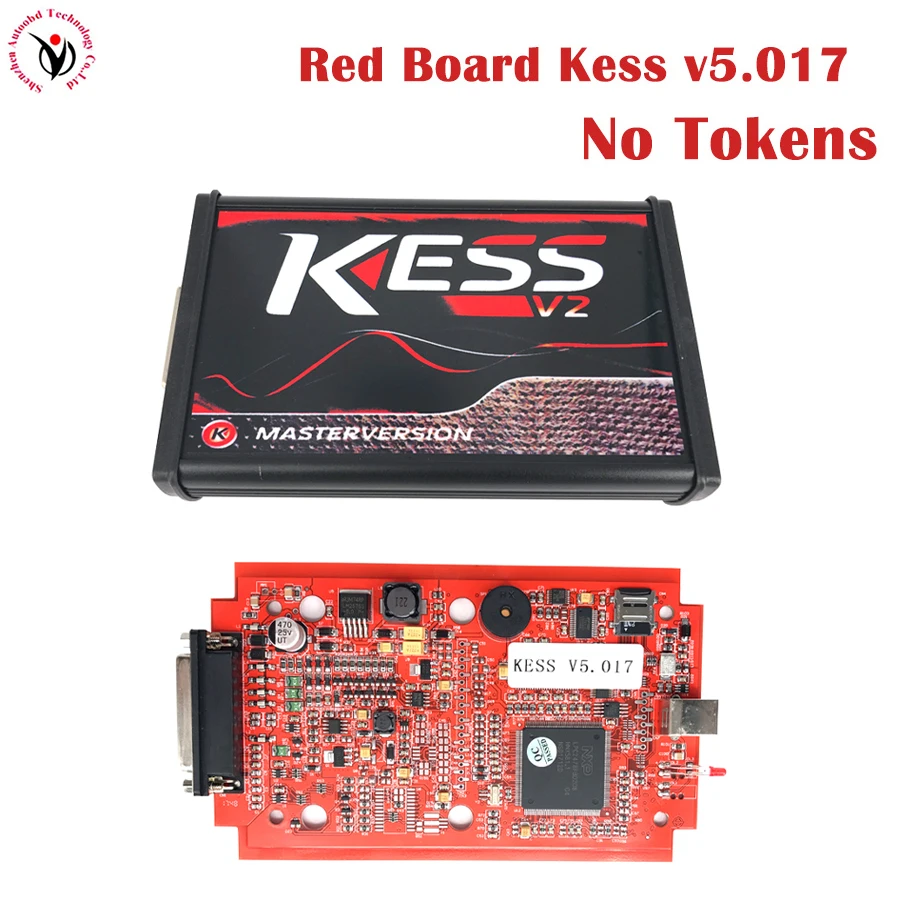 Лучшее качество красный ЕС KESS V2 V5.017 интернет-Неограниченное маркеры SW V2.23 мастер ЭКЮ чип инструмент настройки KESS 5,017 красный PCB