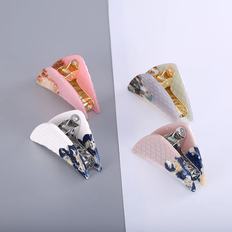 

Designer new acrylic hair accessories popular hairpin manufacturers direct sales