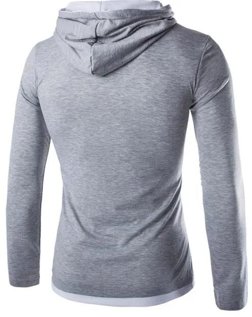T Shirt Men Brand 2018 Fashion Men'S Hooded Stitching Design Tops & Tees T Shirt Men Long Sleeve Slim Male Tops XXXL OOISH HTB1Th6RJpXXXXabXVXXq6xXFXXX8 - T Shirt Men Brand 2018 Fashion Men'S Hooded Stitching Design Tops & Tees T Shirt Men Long Sleeve Slim Male Tops XXXL OOISH