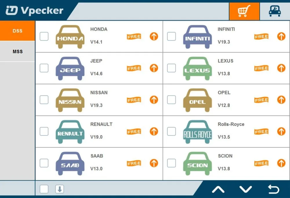 Новейший V11.1 Vpecker wifi OBD2 Авто адаптер автомобильного диагностического инструмента все системы Автомобильный сканер для всех автомобилей обновление бесплатно Vpecker