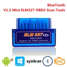V1.5 Мини ELM327 OBD2 Bluetooth умные интеллектуальные инструменты сканирования ELM 327 OBDII OBD 2 II диагностический автомобильный интерфейс сканер датчик