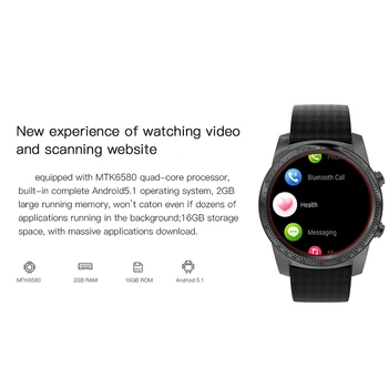 

2018 3G sports pedometer smart watch Android 5.1 phone watch 16gb memory message sms sync smartwatch with heart rate monitoring