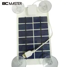 BCMaster Solar Charger Charging Ultra Thin Slim Solar Panel 6V 2.5w USB 2.0 Camping Traveling Riding Outdoor Power Random Color