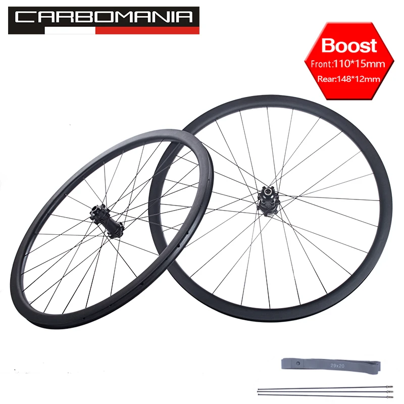 

Boost 29er MTB bicycle wheelset CNC7075 Aluminum mountain bike wheel front 4 rear 4 bearing Thru Axle lightweight bike wheel