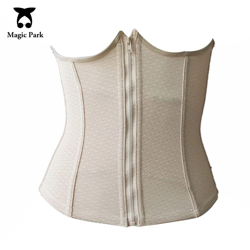 Magic Park Women Waist Cinchers Zipper Hooks Waist Cinchers Plus size