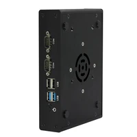 מיני pc intel מיני Fanless PC Dual LAN Intel Celeron J1800 J1900 מיני מחשב Windows 10 2 * יציאה טורית USB DDR3L זיכרון HDMI VGA WIFI (5)
