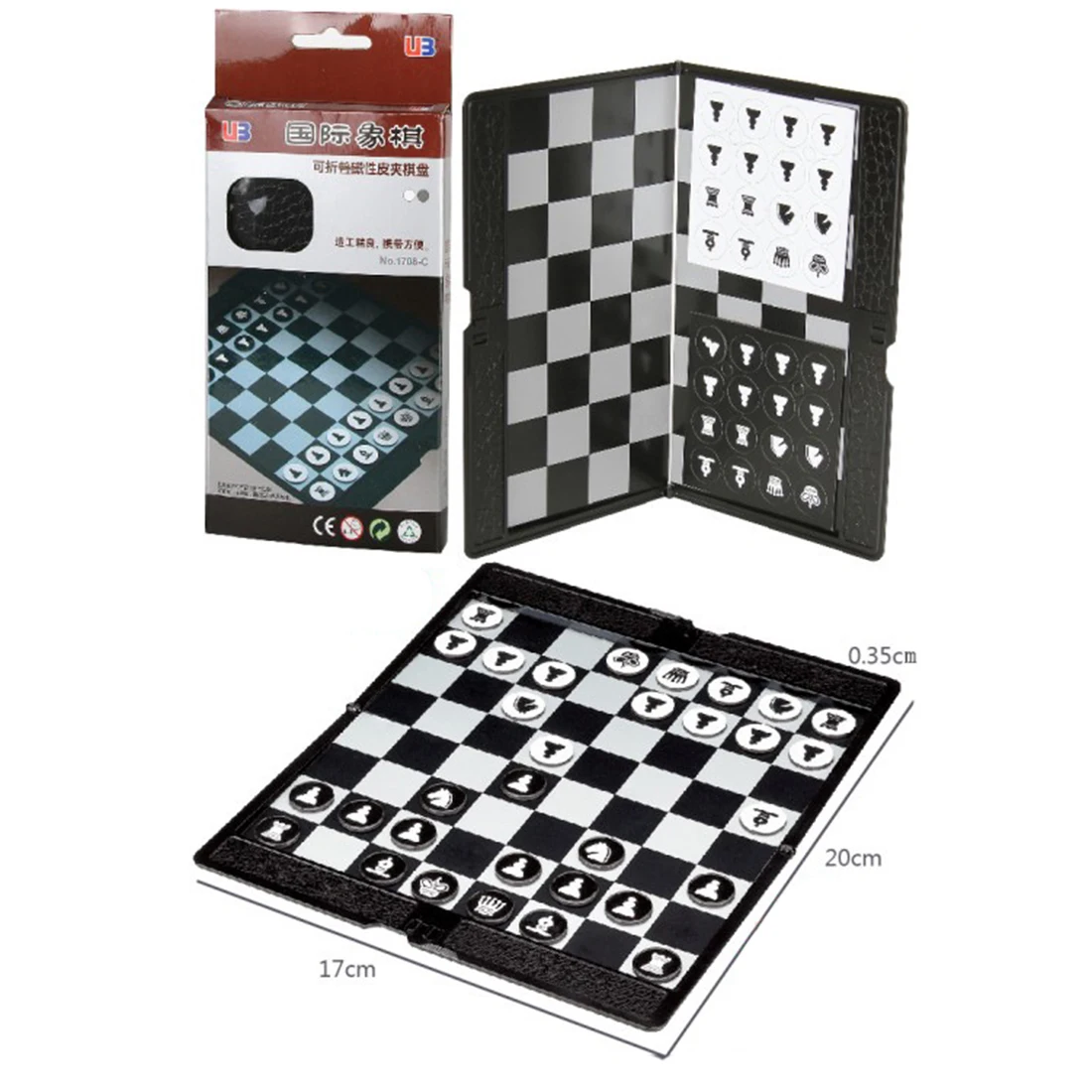 Mini Folding Chess Travelling Portable Folding Chess