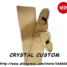 На заказ фигурные колготки для фигурного катания с кристаллами носки для скейтеров колготки для соревнований WZ2005