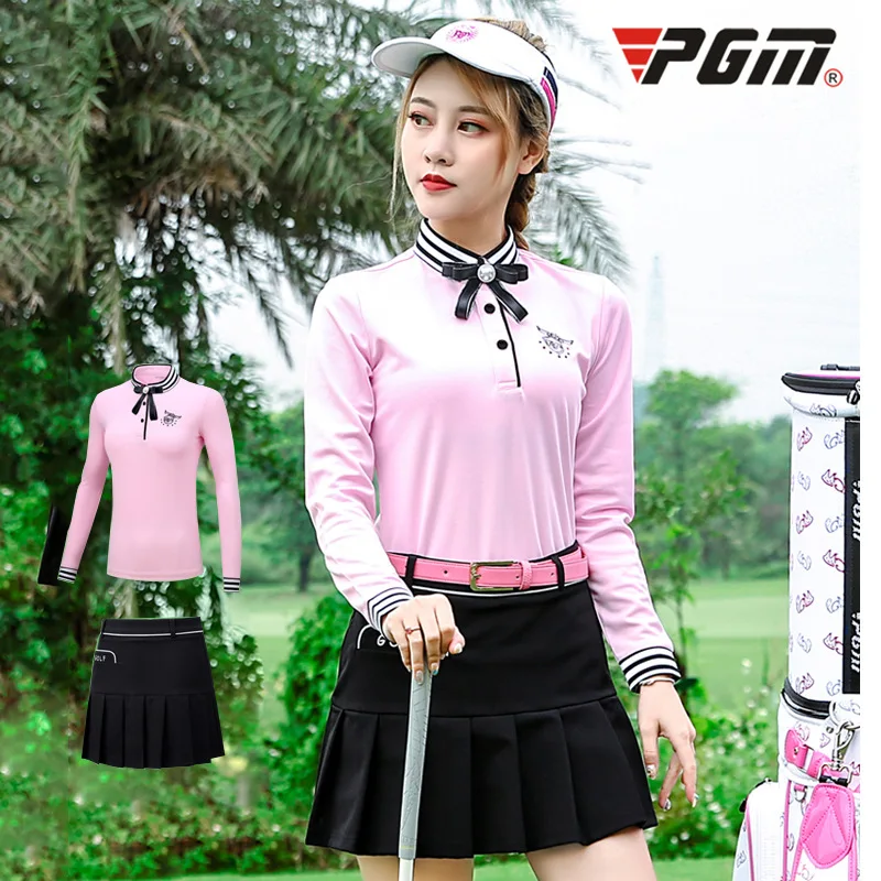 Golf kleid damen anzug herbst winter kleidung mit langen ärmeln T shirt