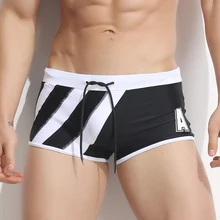 Брендовые мужские сексуальные купальные шорты, мужские плавки, пляжные шорты для серфинга, размер XXL