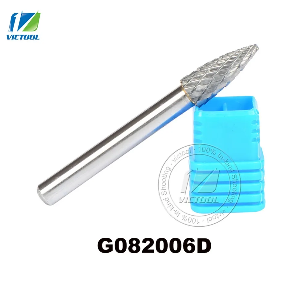 

20/pcs G082006 rotary burr file cutter grinding and abrasive tools 6mm shank milling tools