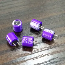 10 шт 47 мкФ 6,3 V SANYO OS-CON SA Серия 6x6,5 мм низкая ESR 6.3V47uF Высший сорт твердотельный конденсатор
