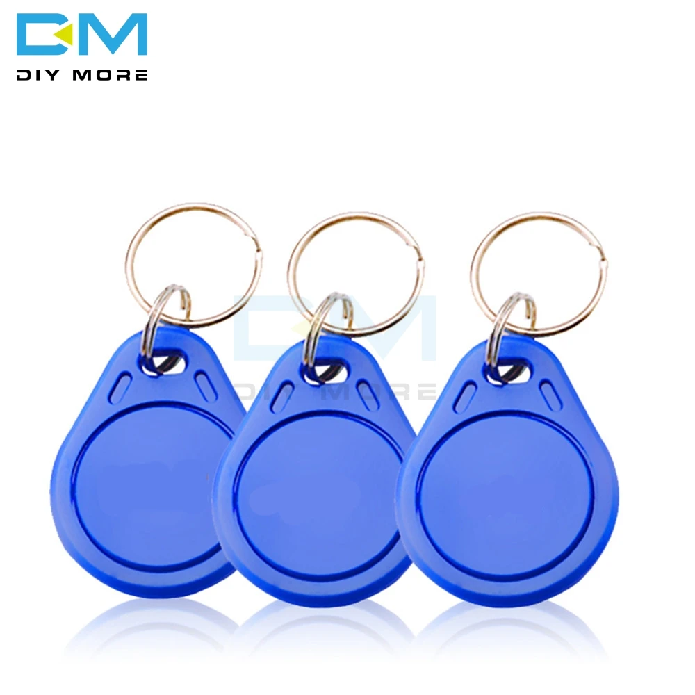 

5PCS UID IC Card Changeable Writable Keyfobs Key Tags M1 13.56Mhz Rfid NFC Keyfobs Block 0 Sector Writable Multi Color Optional